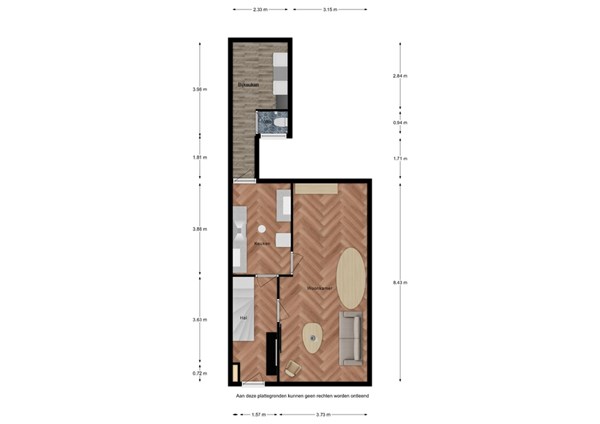 Floorplan - Mercuriusstraat 21, 4511 CN Breskens